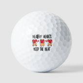 Balles De Golf Coeurs sains (Recto)