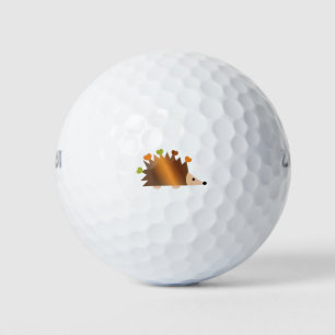 Balles De Golf Coeurs sur un hérisson