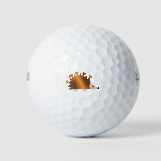 Balles De Golf Coeurs sur un hérisson (Devant)