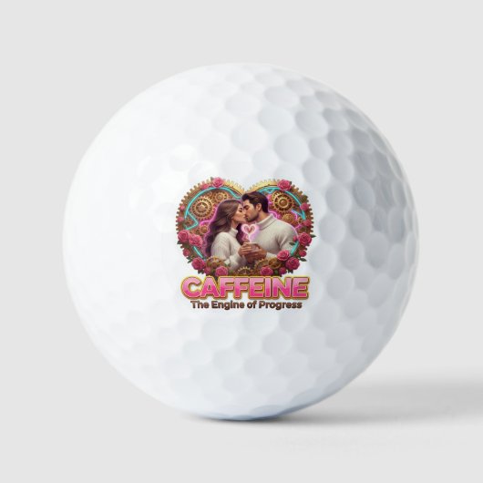 Balles De Golf Coffee Lover Daily Ritual Sticker (Recto)