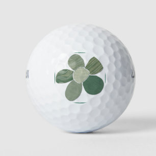 Balles De Golf Collage de tissu Mélange de fleurs et couleurs de