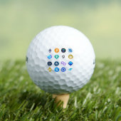 Balles De Golf Collection de logo Crypto Currency (T-shirt Insitu)