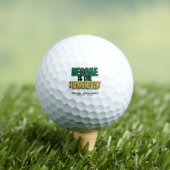 Balles De Golf Collection Or Noir (T-shirt Insitu)