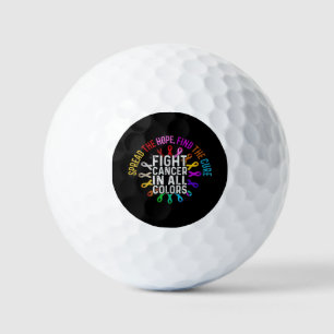 Balles De Golf Combattre le cancer dans toutes et chaque couleur