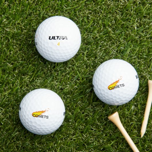 Balles De Golf Comets Golf Balls (Herbe in situ)
