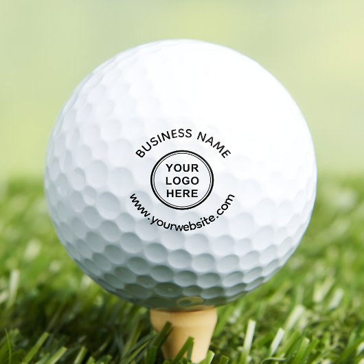 Balles De Golf Company Logo & Custom Text Marketing Giveaway