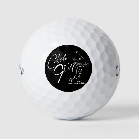 Balles De Golf con el golfista gracioso (Devant)