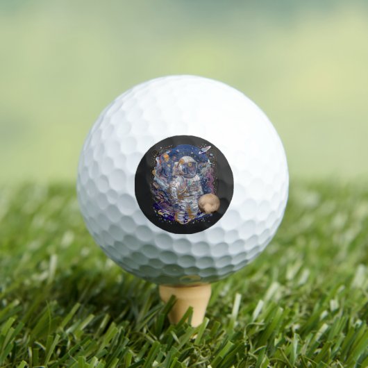 Balles De Golf Conception d'astronaute (T-shirt Insitu)