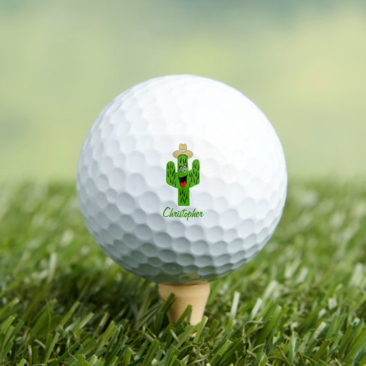 Balles De Golf Conception de Cactus (T-shirt Insitu)