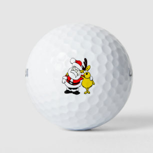 Balles De Golf Conception de cadeau de golf de Noël de renne mign