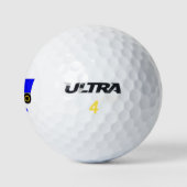 Balles De Golf Conception de camion benne bleu (Logo)
