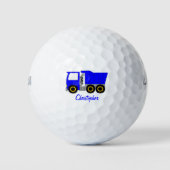 Balles De Golf Conception de camion benne bleu (Devant)