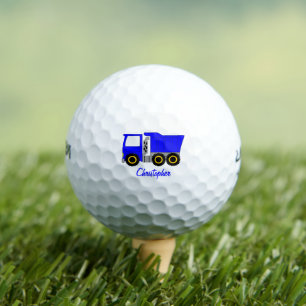 Balles De Golf Conception de camion benne bleu