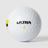 Balles De Golf Conception de camion benne jaune (Logo)