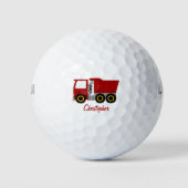 Balles De Golf Conception de camion benne rouge (Devant)