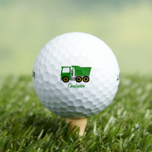 Balles De Golf Conception de camion benne vert