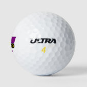 Balles De Golf Conception de camion benne violet (Logo)