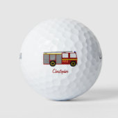 Balles De Golf Conception de camion de pompiers (Devant)