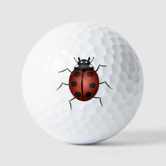 Balles De Golf Conception de coccinelle insecte (Recto)