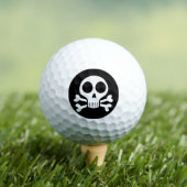 Balles De Golf Conception de crâne de pirate (T-shirt Insitu)