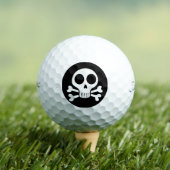Balles De Golf Conception de crâne de pirate (T-shirt Insitu)