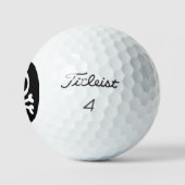 Balles De Golf Conception de crâne de pirate (Logo)