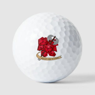 Balles De Golf Conception de dés barbares