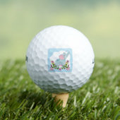 Balles De Golf Conception de dessin animé d'éléphant (T-shirt Insitu)