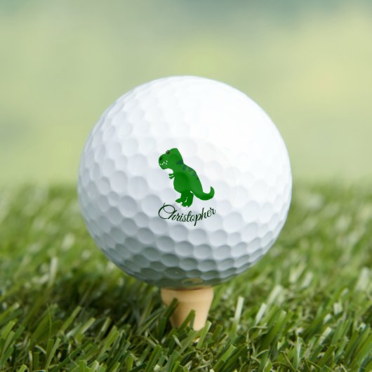 Balles De Golf Conception de dinosaures T-Rex (T-shirt Insitu)