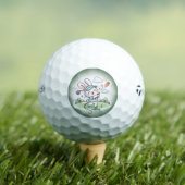 Balles De Golf Conception de lapin golfeur mignon (T-shirt Insitu)