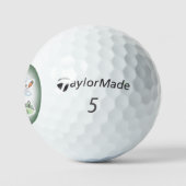 Balles De Golf Conception de lapin golfeur mignon (Logo)