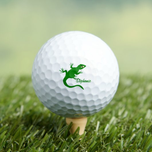 Balles De Golf Conception de lézard personnalisée (T-shirt Insitu)