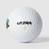 Balles De Golf Conception de logo Brooklyn Gold Swoosh (Logo)