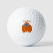 Balles De Golf Conception de l'Orangoutan (Recto)