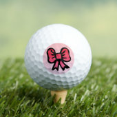 Balles De Golf Conception de nœud rose (T-shirt Insitu)