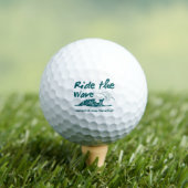 Balles De Golf Conception de surf Ride the Wave (T-shirt Insitu)