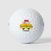 Balles De Golf Conception de taxi jaune (Devant)