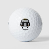 Balles De Golf Conception de taxi noir (Devant)