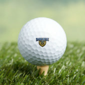 Balles De Golf Conception de texte gras pour badge de police (T-shirt Insitu)