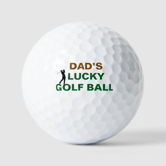 Balles De Golf Conception de typographie verte pour le nom de gol (Recto)