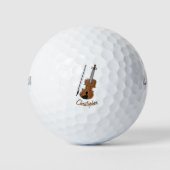 Balles De Golf Conception de violon personnalisée (Devant)