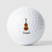 Balles De Golf Conception de violoncelle (Recto)