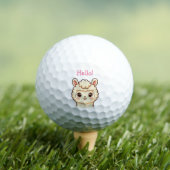 Balles De Golf Conception d'illustration de lama mignon (T-shirt Insitu)