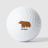 Balles De Golf Conception d'ours (Recto)