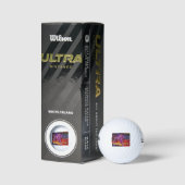 Balles De Golf Conception Dragon Fire à couper le souffle (Emballage)