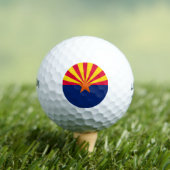 Balles De Golf Conception du drapeau de l'État de l'Arizona (T-shirt Insitu)