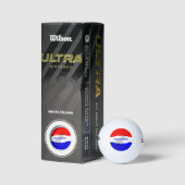 Balles De Golf Conception du drapeau néerlandais (Emballage)