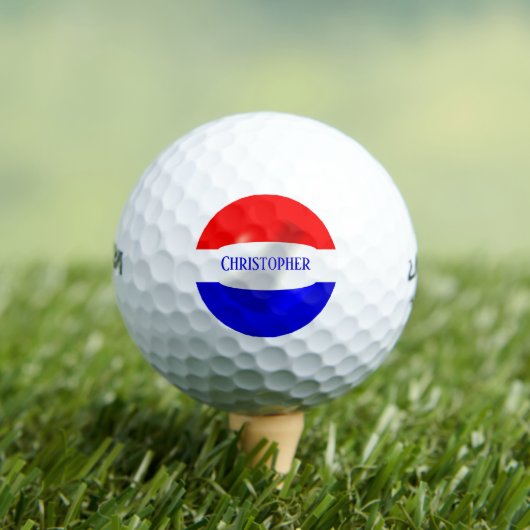 Balles De Golf Conception du drapeau néerlandais (T-shirt Insitu)