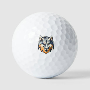 Balles De Golf Conception du loup