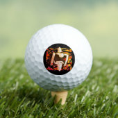 Balles De Golf Conception futuriste Abstraite porte - clé moderne (T-shirt Insitu)